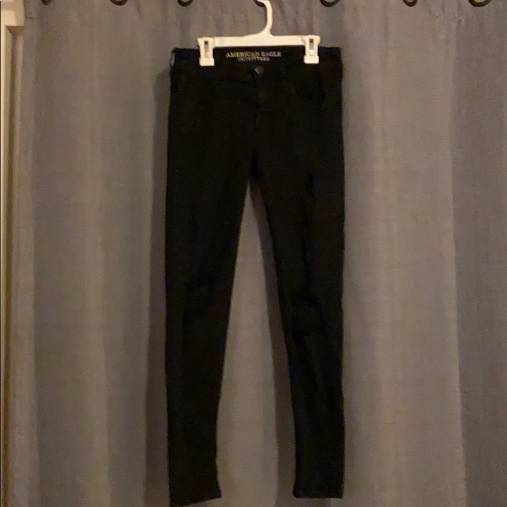 american eagle black jeans